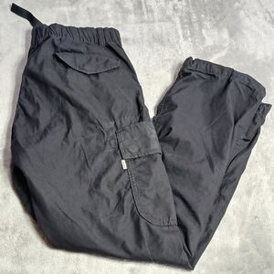 Levis Carrier Cargo Pants Mens 29x32 Fits 29x28 Black Classic Belted Paratrooper